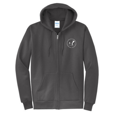 CARE - Port & Company Classic Full-Zip Hooded Sweatshirt Adult