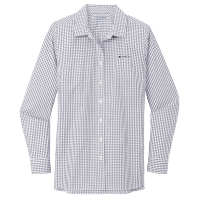 ChubbLaw - Ladies Broadcloth Gingham Easy Care Shirt