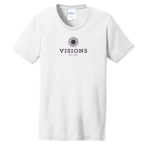 SDVisions - Port & Company Ladies 50/50 Cotton/Poly T-Shirt "Eye Care"