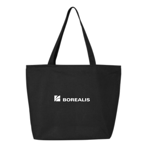 BorealisGroup - 24.5L Canvas Zippered Tote