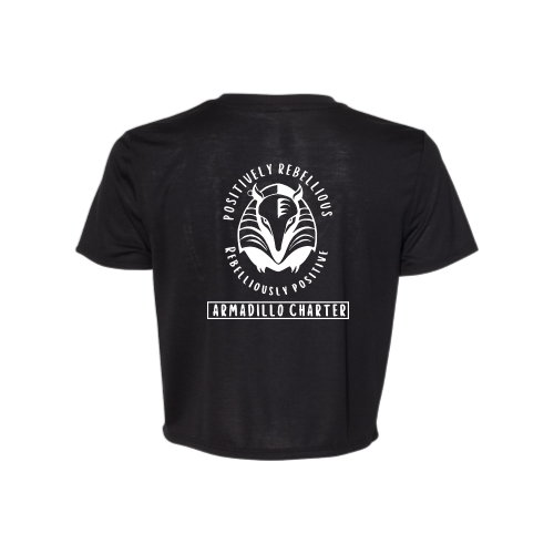 ArmadilloCharter - Ladies Flowy Cropped T-Shirt