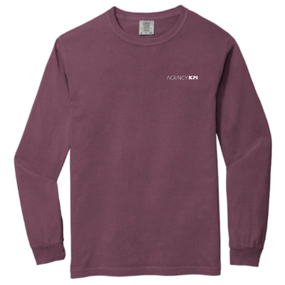 AgencyKPI - Garment Dyed Heavyweight Long Sleeve T-Shirt
