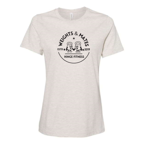 Hinge Fitness - Women's Relaxed Fit Heather CVC Tee v2