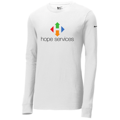 HopeServices - Nike Dri-FIT Cotton/Poly Long Sleeve Tee
