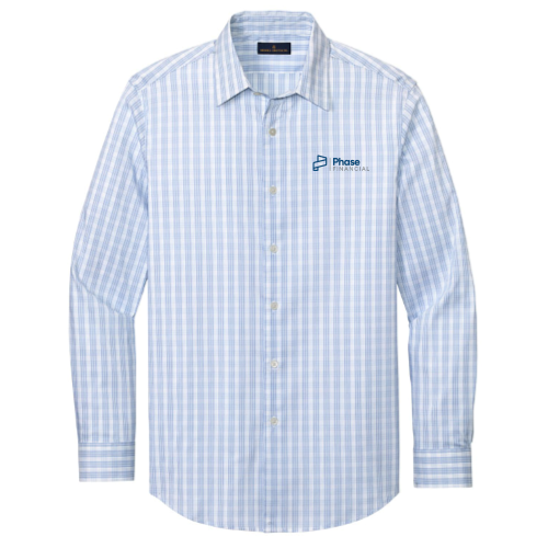 PhaseFinancial - Brooks Brothers Men's Tech Stretch Pattern Shirt v1