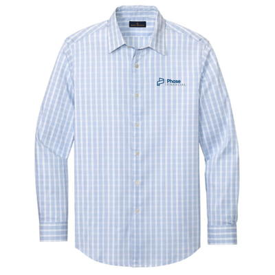PhaseFinancial - Brooks Brothers Men's Tech Stretch Pattern Shirt v1