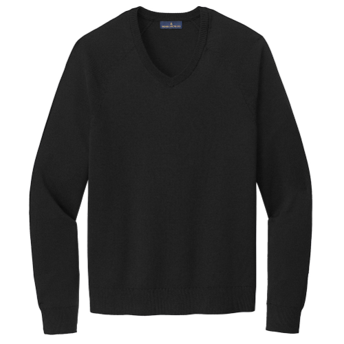 Brooks Brothers Cotton Stretch V-Neck Sweater BB18400