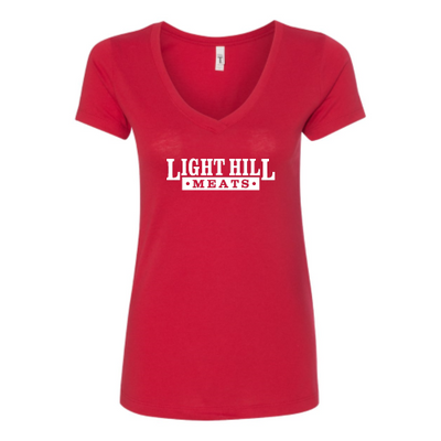 LightHillMeats - Next Level - Womens V-Neck 1540
