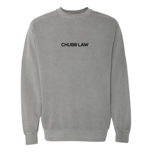 ChubbLaw - Comfort Colors Pigment-Dyed Crewneck Sweatshirt