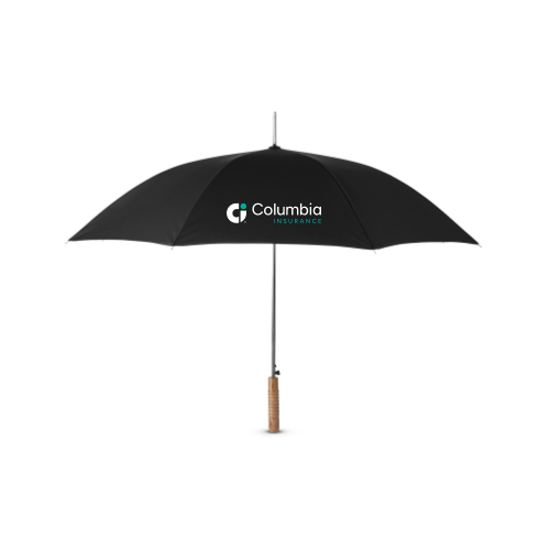 Columbia Insurance - Wood Handle Stick Umbrella