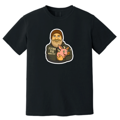 Flying Pig Ministry - Unisex Comfort Colors Vintage Tee