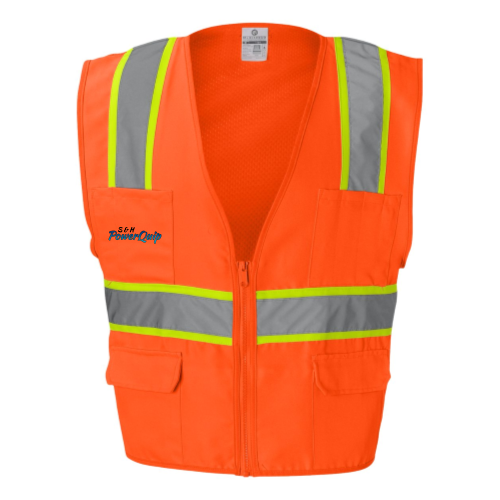 SH PowerQuip Safety Vest With Mesh Back