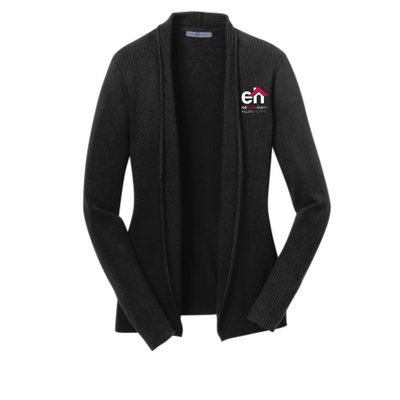 EdHuckTeam - Port Authority Ladies Open Front Cardigan