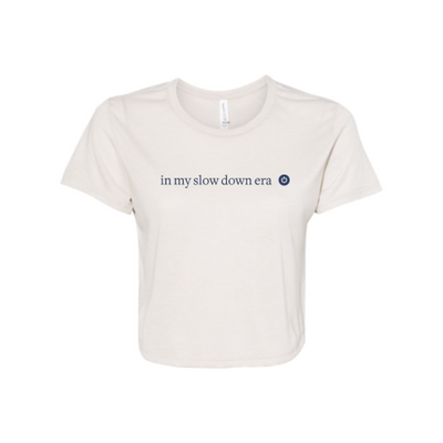 ResetBrainandBody - Ladies' Flowy Cropped T-Shirt v4