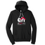 EdHuckTeam - Unisex Poly/Cotton Hooded Pullover Sweatshirt