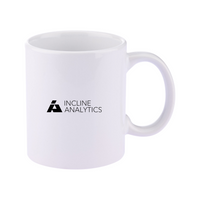 Incline Analytics - 11 oz Basic C Handle Ceramic Mug