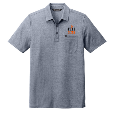 PhiDecks -TravisMathew Oceanside Heather Pocket Polo