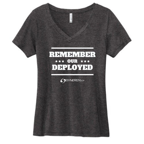 SynergyECP - Volunteer Knitwear Women's Daily V-Neck Tee USA-Made - v6