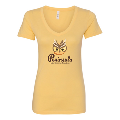 PeninsulaMontessoriAcademy  - Next Level - Womens V-Neck