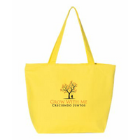 GrowWithMe - 24.5L Canvas Zippered Tote v1