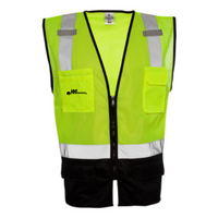 JOCConstruction - Class 2 Black Bottom Vest
