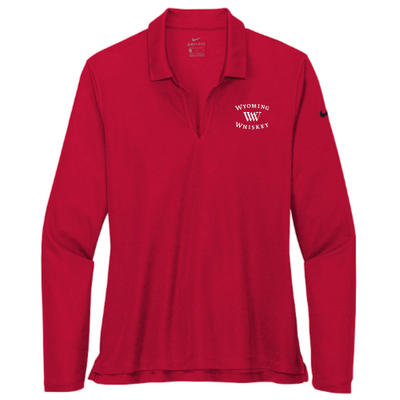 WyomingWhiskey - Nike - Ladies Dri-FIT Long Sleeve Polo