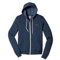 Exotic Pet Birds - Unisex Sponge Fleece Full-Zip Hooded Sweatshirt