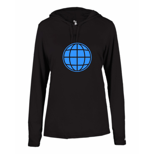 Atlas Mobility - B-Core L/S Women's Hood Tee v2