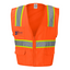 BnKConstruction - Solid Front Safety Vest With Mesh Back