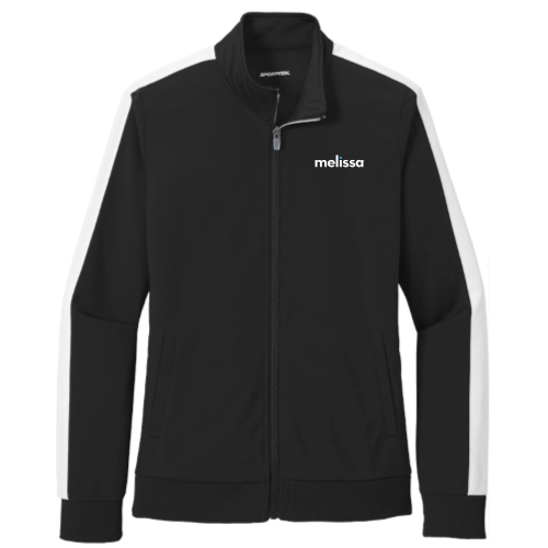 Melissa - Sport-Tek Ladies Tricot Sleeve Stripe Track Jacket