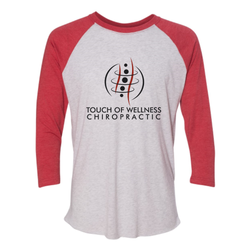 Touch of Wellness - Next Level Triblend Three-Quarter Raglan T-Shirt