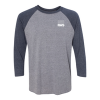 RMS - Next Level Unisex Tri-Blend 3/4-Sleeve Raglan Tee