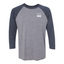 RMS - Next Level Unisex Tri-Blend 3/4-Sleeve Raglan Tee