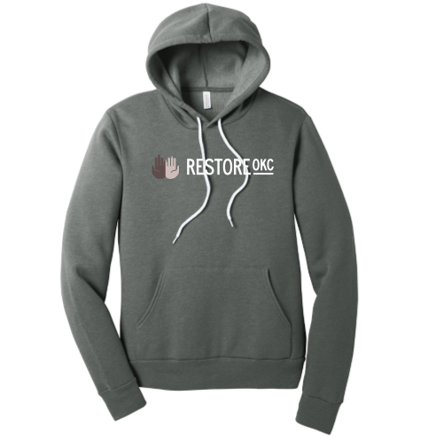 RestoreOKC - Unisex Poly/Cotton Hoodie