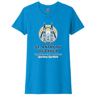 St. Anthony of Padua - Next Level Women's CVC Tee Digital Print