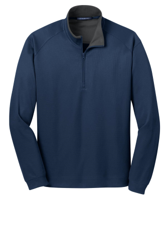 Port Authority Heavyweight Vertical Texture 1/4-Zip Pullover