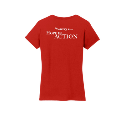 CasaEsperanza Gildan Ladies Heavy Cotton 100% Cotton V-Neck T-Shirt