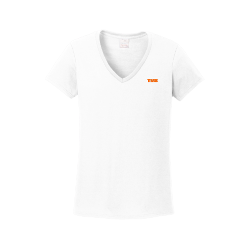 TMS - Gildan  Women's Heavy Cotton 100% Cotton V-Neck T-Shirt