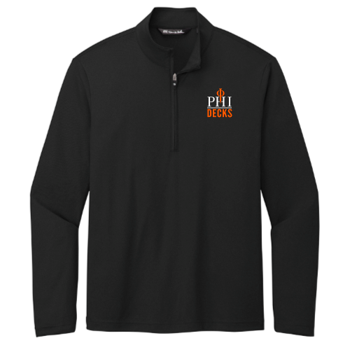 PhiDecks -TravisMathew - Coto Performance Quarter-Zip Dark