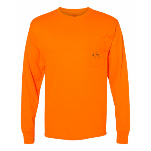 Ignite Living - Workwear Long Sleeve Pocket T-Shirt