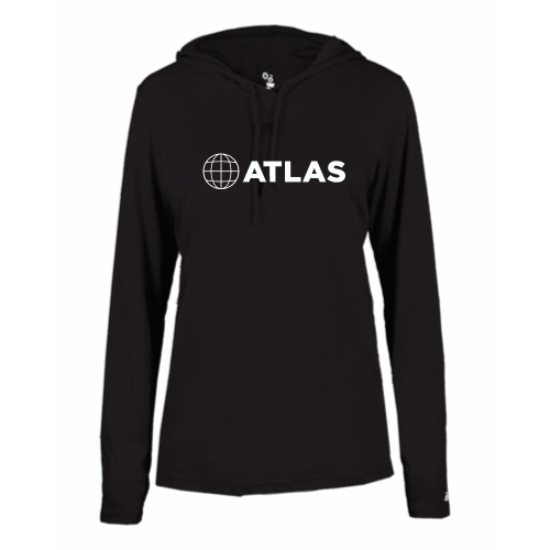 Atlas Mobility - B-Core L/S Women's Hood Tee v3