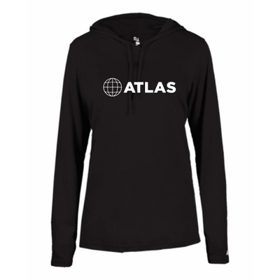 Atlas Mobility - B-Core L/S Women's Hood Tee v3