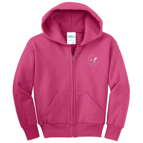 CARE - YOUTH Port & Company Classic Full-Zip Hooded Sweatshirt