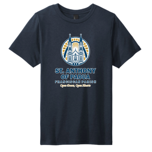 St. Anthony of Padua - District Made Youth Perfect Tri Crew Tee Digital Print