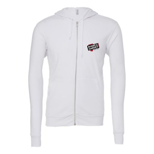 ByersandHarvey - Unisex Sponge Fleece Full-Zip Hooded Sweatshirt