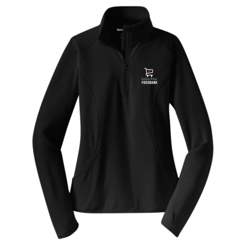 EasternIllinoisFoodbank - Sport-Tek Ladies Sport-Wick Stretch 1/2-Zip Pullover v1