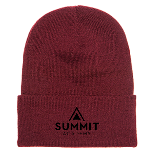 SummitAcademy Cuffed Knit Beanie Yupoong