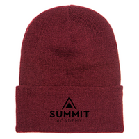 SummitAcademy Cuffed Knit Beanie Yupoong