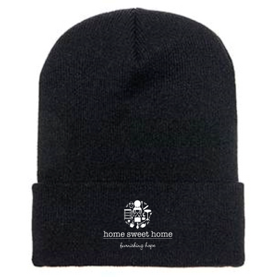 HomeSweetHome Cuffed Knit Beanie