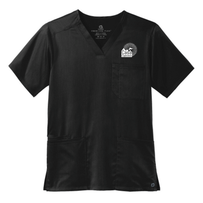 CasaEsperanza - WonderWink Men's Premiere Flex V-Neck Top WW5068 - Dark